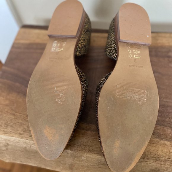 Madewell The Marisa d'Orsay Flat in Spotted Calf Hair Size 8 - Picture 4 of 11